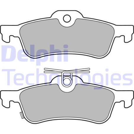 DELPHI LP3147 Pastillas de freno Trasero para