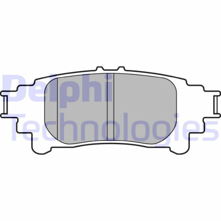 DELPHI LP3155 Pastillas de freno Trasero para