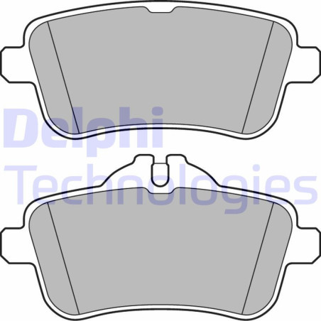 DELPHI LP3159 Pastiglie freno Posteriore per