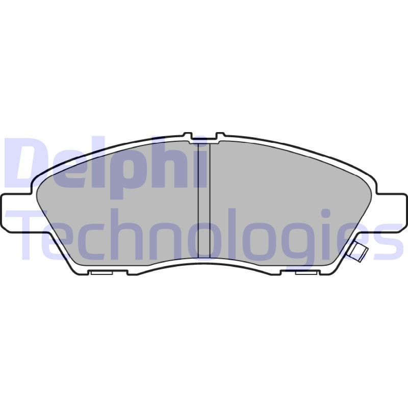 DELPHI LP3170 Klocki hamulcowe Przód dla