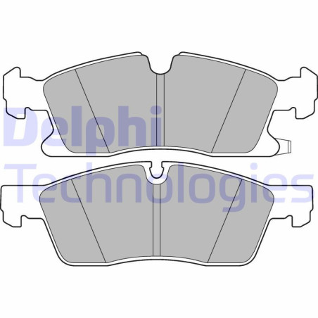 DELPHI LP3173 Bremsbeläge Vorne für