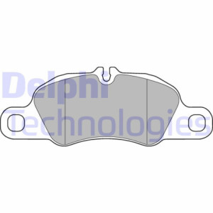 DELPHI LP3177 Brzdové platničky Predné pre