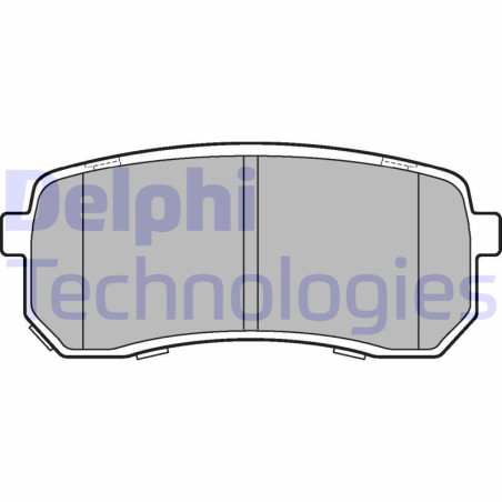 DELPHI LP3178 Pastiglie freno Posteriore per