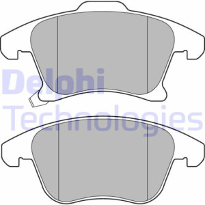 DELPHI LP3181 Brzdové platničky Predné pre