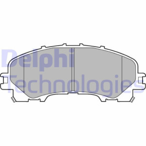 DELPHI LP3183 Brzdové platničky Predné pre