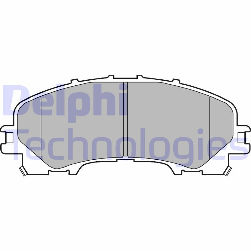 DELPHI LP3183 Pastiglie freno Anteriore per