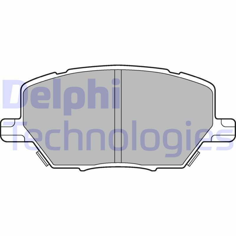 DELPHI LP3184 Klocki hamulcowe Przód dla