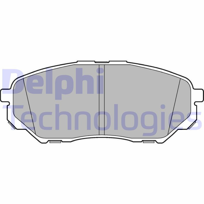 DELPHI LP3186 Pastiglie freno Anteriore per