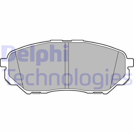 DELPHI LP3186 Brzdové platničky Predné pre