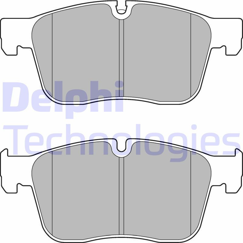 DELPHI LP3187 Brake Pads Set Front for
