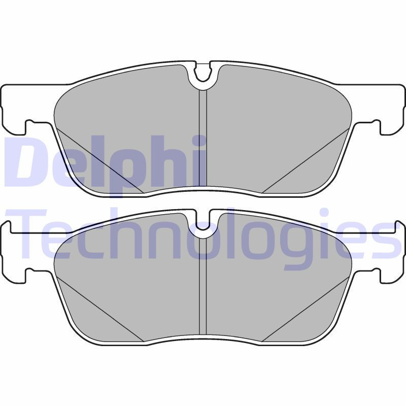 DELPHI LP3188 Brzdové platničky Predné pre