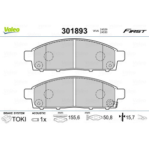VALEO 301893 Pastiglie freno Anteriore per