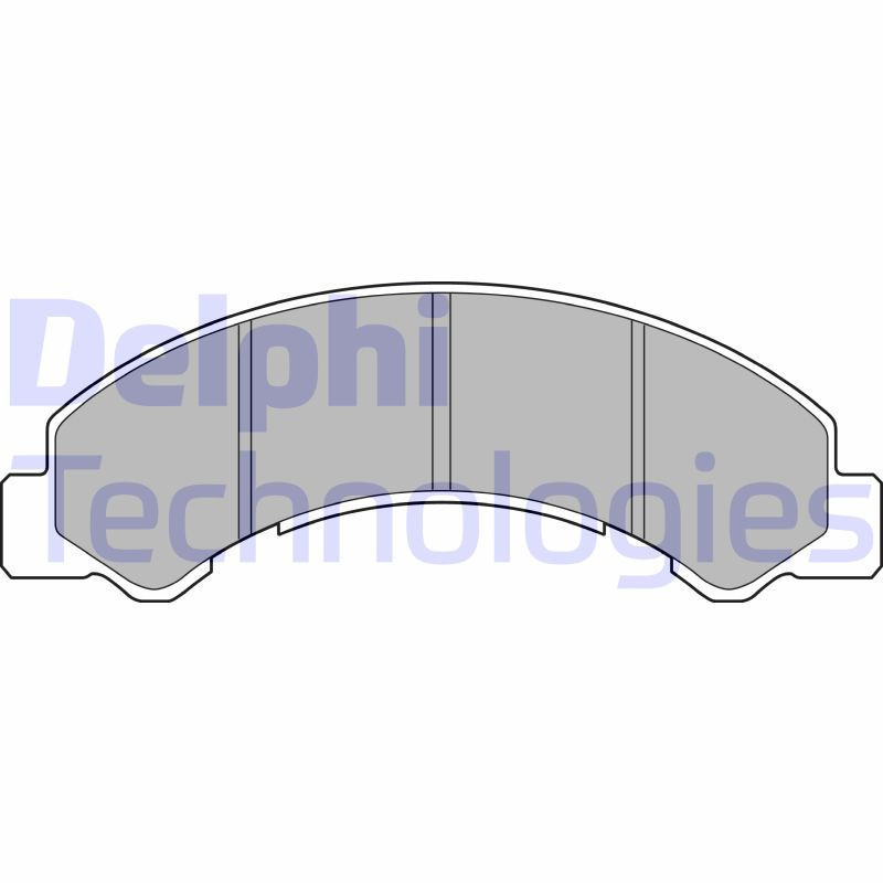 DELPHI LP2769 Pastillas de freno Delantero para