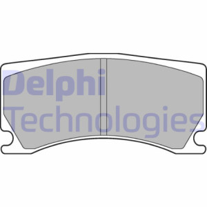 DELPHI LP3174 Brzdové platničky Predné pre