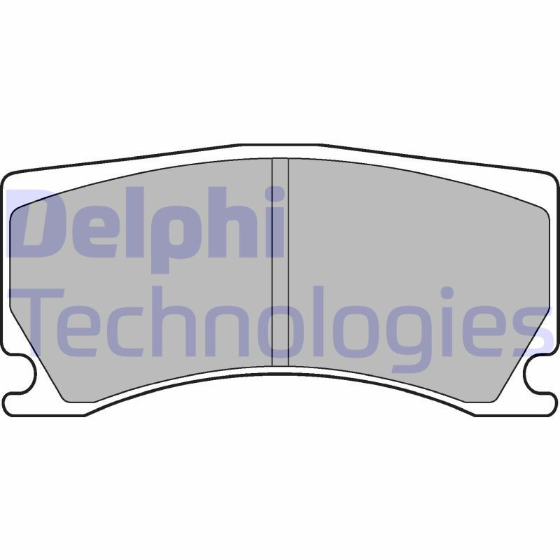 DELPHI LP3174 Pastillas de freno Delantero para
