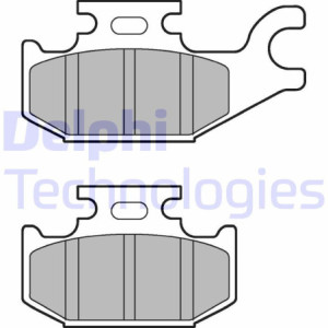 DELPHI LP3191 Brzdové platničky Predné pre