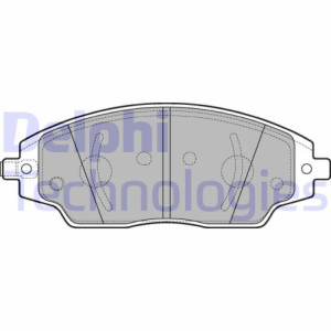 DELPHI LP3192 Pastiglie freno Anteriore per