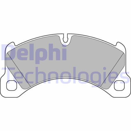 DELPHI LP3193 Brzdové platničky Predné pre