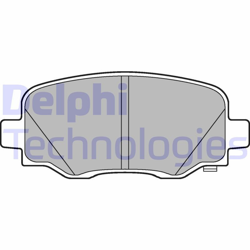 DELPHI LP3194 Pastiglie freno Posteriore per
