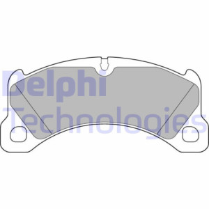 DELPHI LP3217 Brzdové platničky Predné pre
