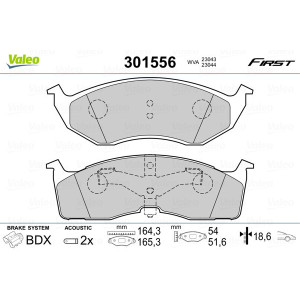 VALEO 301556 Pastiglie freno Anteriore per