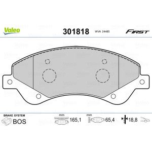VALEO 301818 Plaquettes de frein Avant pour