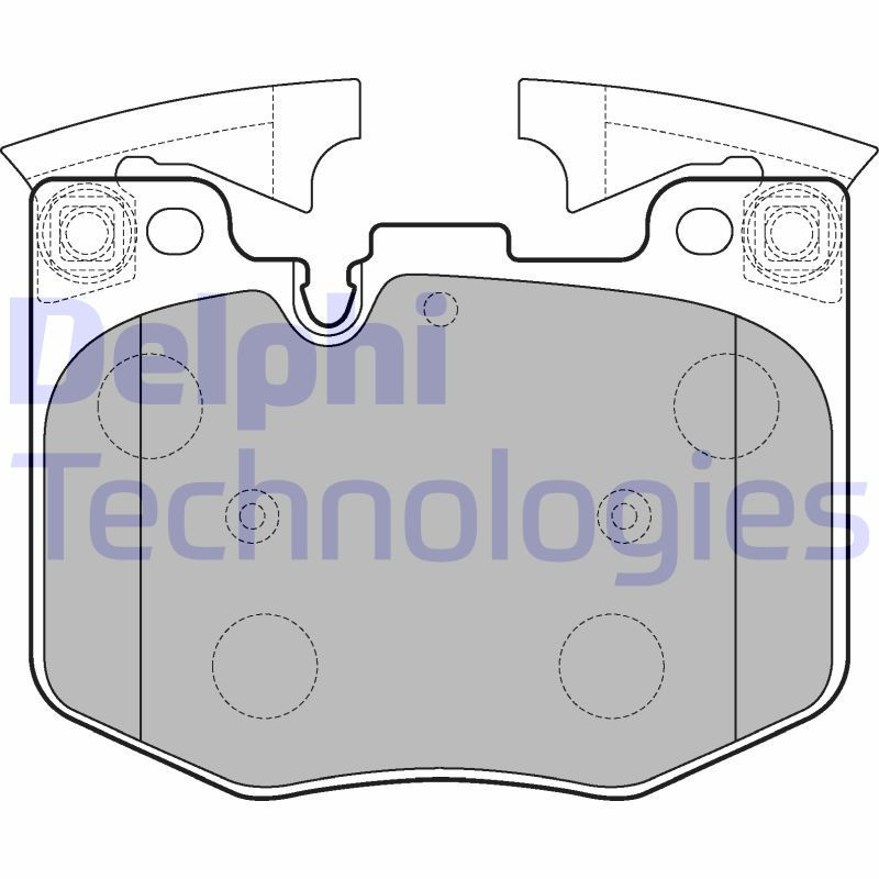 DELPHI LP3235 Pastiglie freno Anteriore per