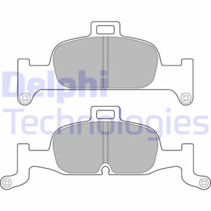DELPHI LP3239 Brzdové platničky Predné pre