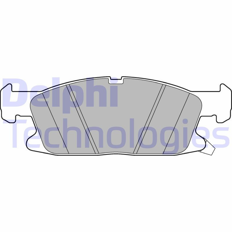 DELPHI LP3241 Bremsbeläge Vorne für