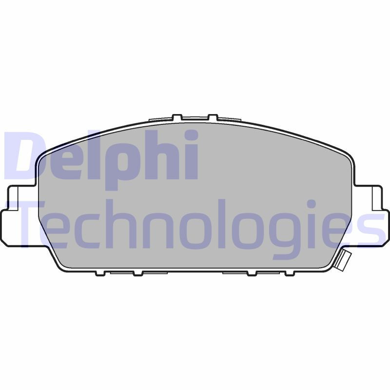 DELPHI LP3243 Bremsbeläge Vorne für