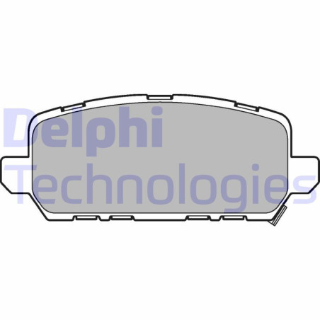 DELPHI LP3244 Pastiglie freno Posteriore per