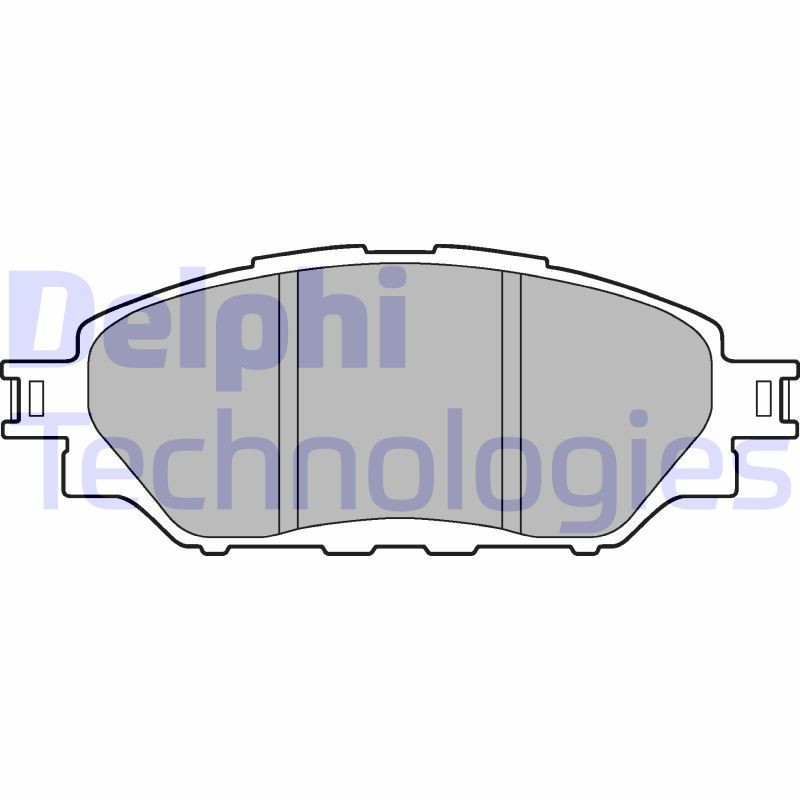 DELPHI LP3250 Brzdové platničky
