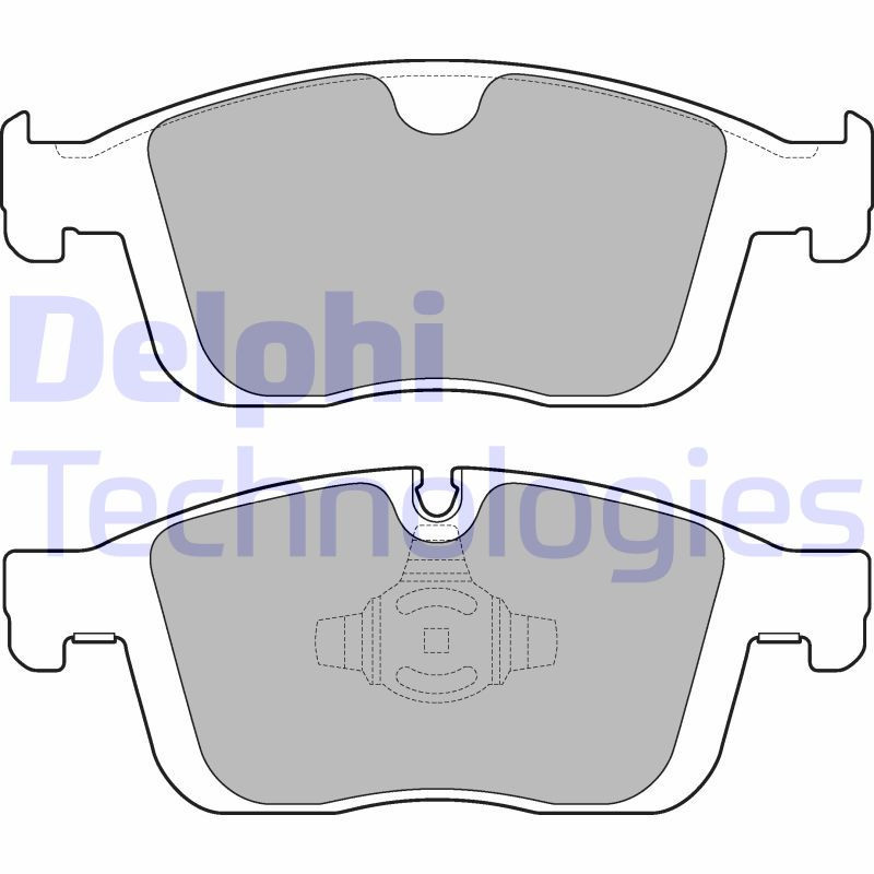 DELPHI LP3258 Pastiglie freno Anteriore per