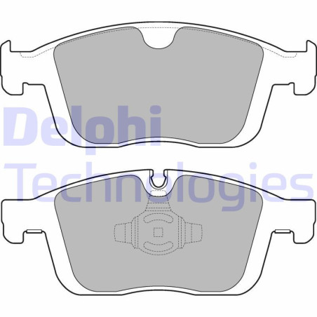 DELPHI LP3258 Brzdové platničky Predné pre