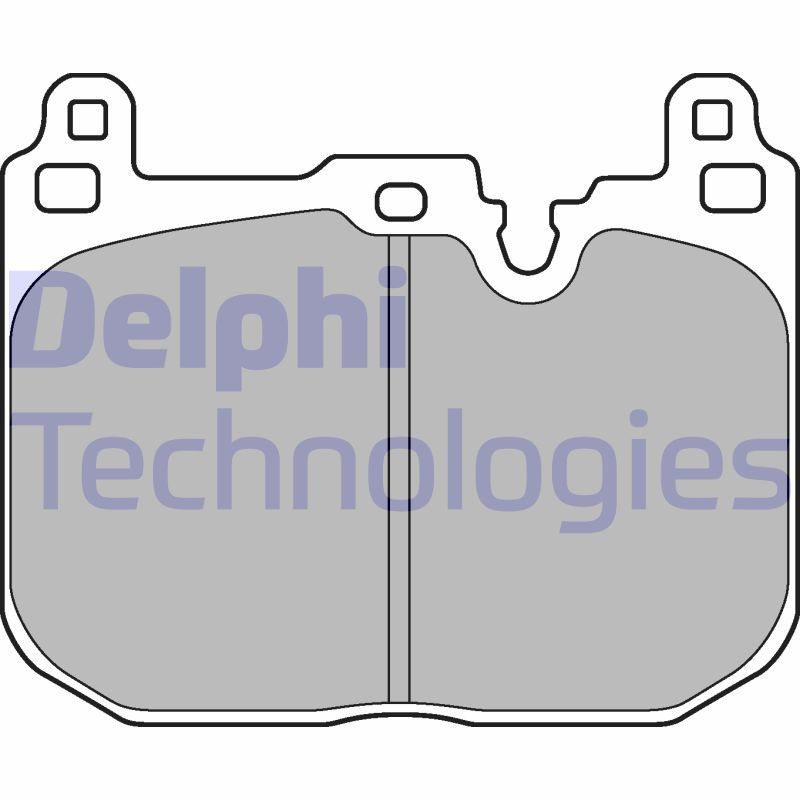 DELPHI LP3259 Brzdové platničky