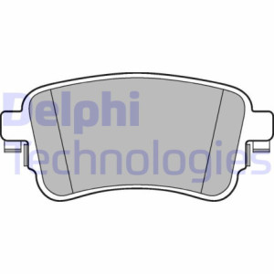 DELPHI LP3261 Pastillas de freno Trasero para