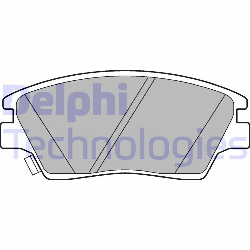 DELPHI LP3263 Pastiglie freno Anteriore per