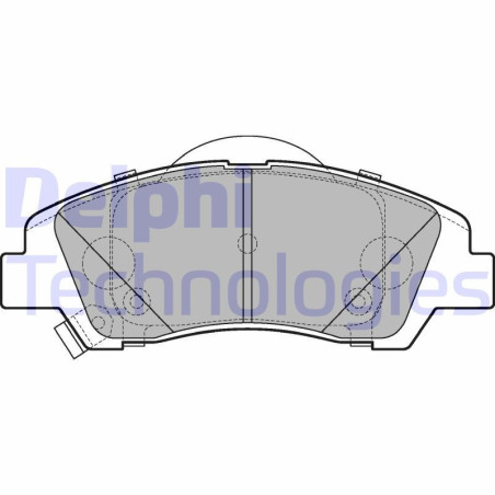 DELPHI LP3265 Brzdové platničky Predné pre
