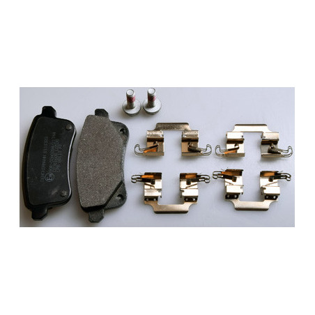 DENCKERMANN B111323 Pastillas de freno Trasero para