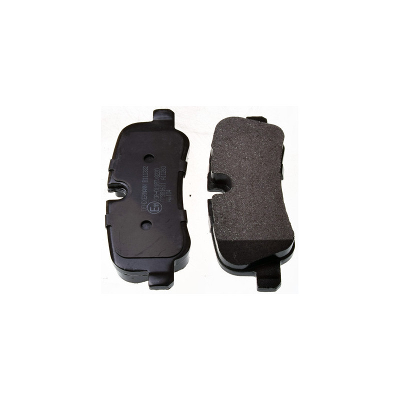 DENCKERMANN B111332 Brzdové platničky Zadné pre