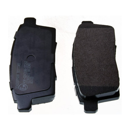 DENCKERMANN B111345 Brzdové platničky Zadné pre
