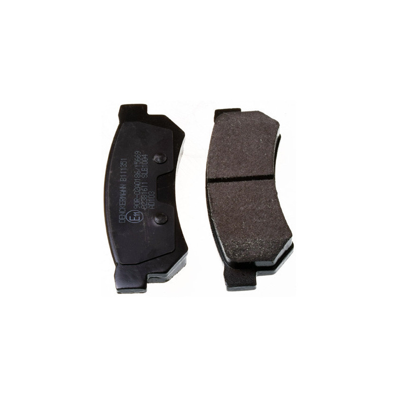 DENCKERMANN B111351 Bremsbeläge Hinten für