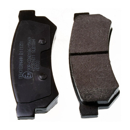 DENCKERMANN B111351 Bremsbeläge Hinten für