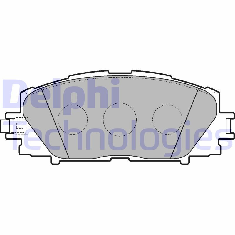 DELPHI LP3273 Pastiglie freno Anteriore per