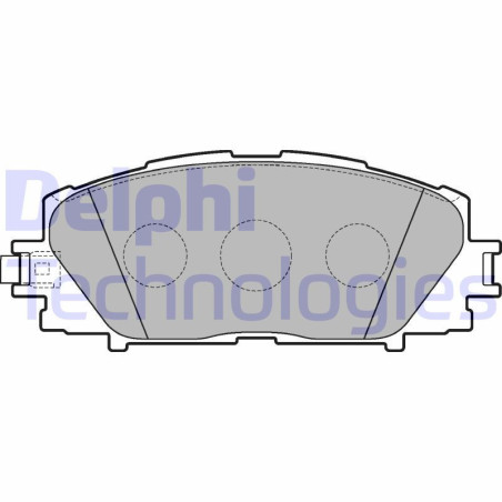 DELPHI LP3273 Pastiglie freno Anteriore per