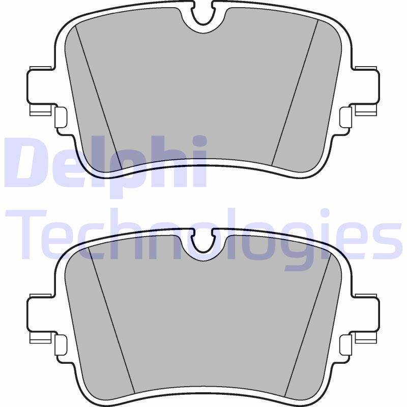 DELPHI LP3274 Brzdové platničky Zadné pre