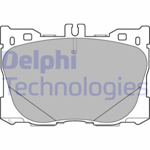 DELPHI LP3276 Pastillas de freno Delantero para