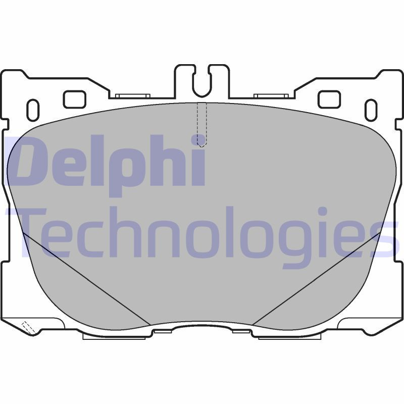 DELPHI LP3276 Brake Pads Set Front for