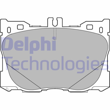 DELPHI LP3276 Brake Pads Set Front for