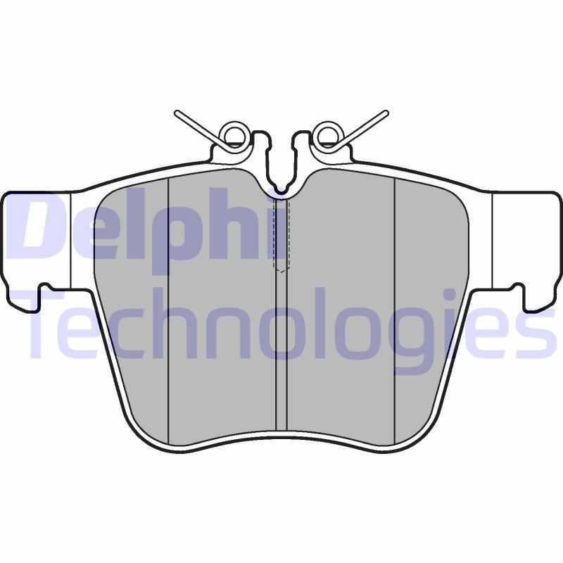 DELPHI LP3277 Pastillas de freno Trasero para